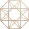 Ekena Millwork Guardian Wood Fretwork Pierced Ceiling Medallion, Alder, 26"OD x 10 1/8"ID x 1/4"T CMWP26X26X0250GDAL - alternate 1